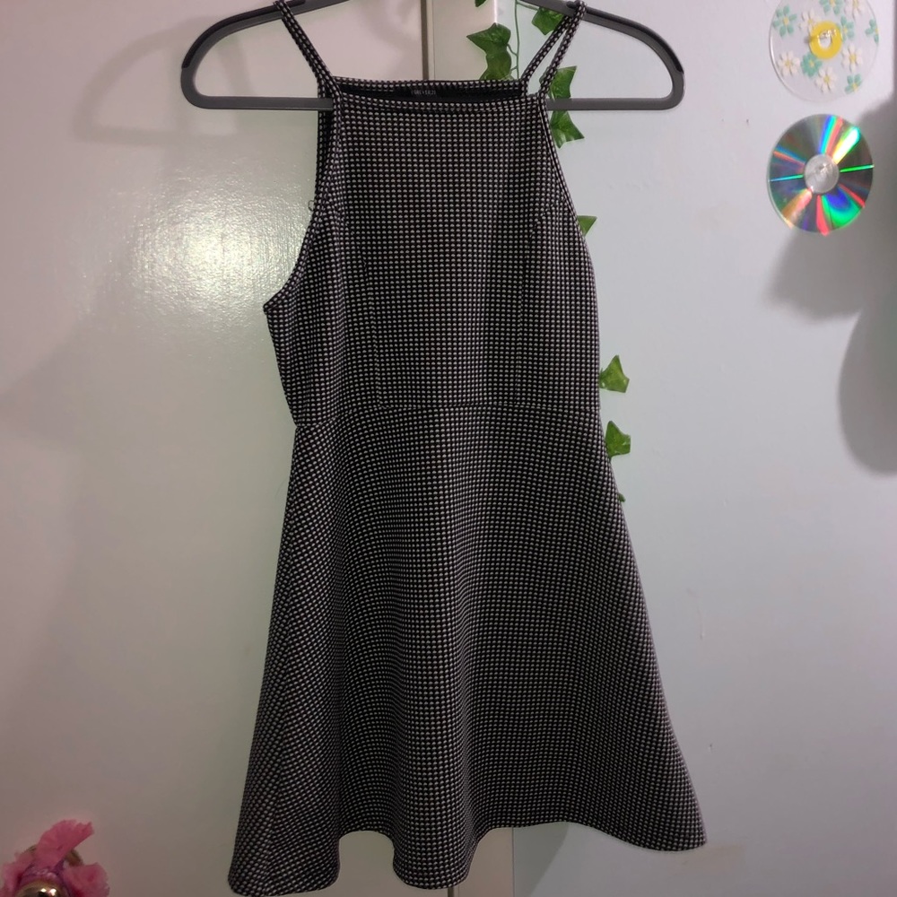 B&W Mini Dress
